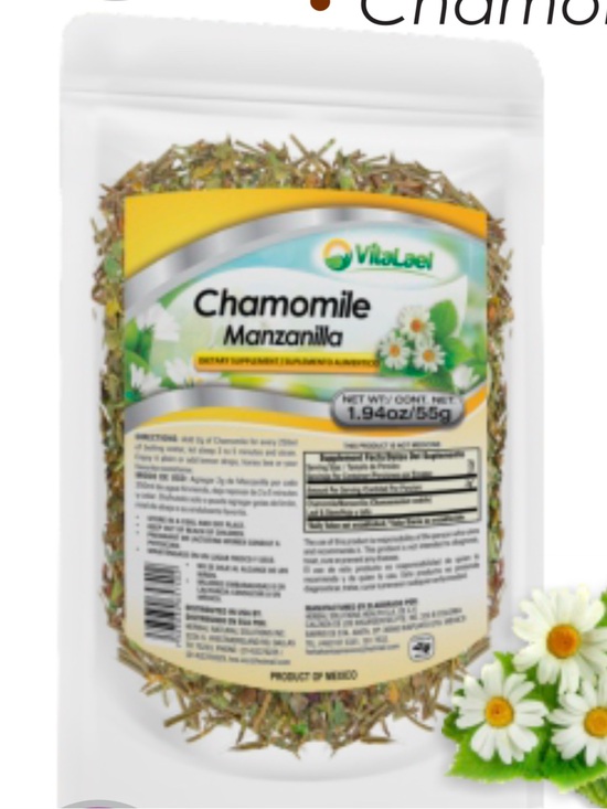 Other - VitaLeaf Chamomile (Manzanilla) Herbal Tea - White & Yellow Packaging